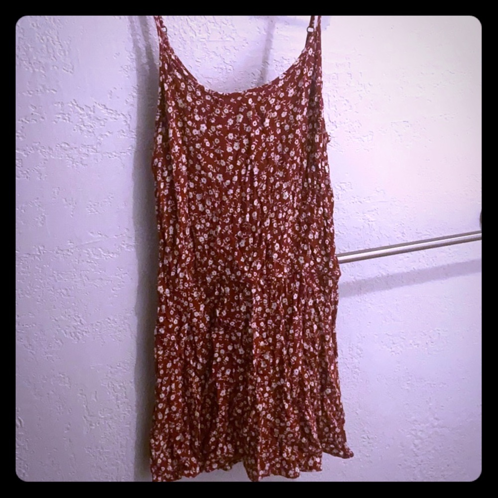 Red Floral Dress
